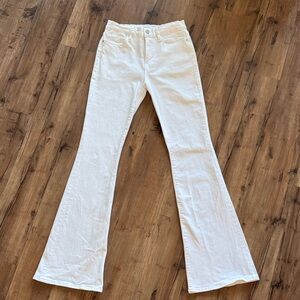 Frame Denim White Flare & Wide Leg Jeans